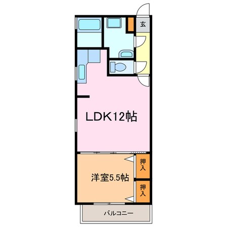 ヒルズ池場の物件間取画像